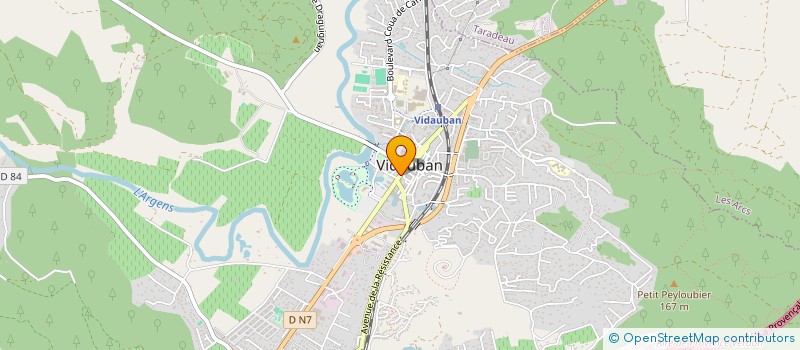 localisation de l'entreprise BROTHERS BARBER  VIDAUBAN