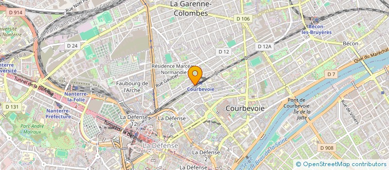 localisation de l'entreprise BROTHERS COURBEVOIE à COURBEVOIE