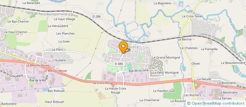 localisation de l'entreprise BROTHERS DEMENAGEMENT  BRECE