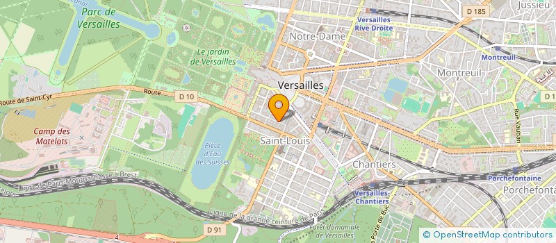 localisation de l'entreprise BROTHERS DESIGN IMMO à VERSAILLES