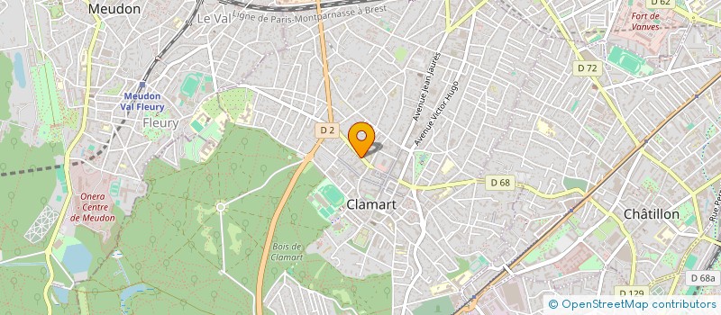 localisation de l'entreprise BROTHERS FOOD à CLAMART