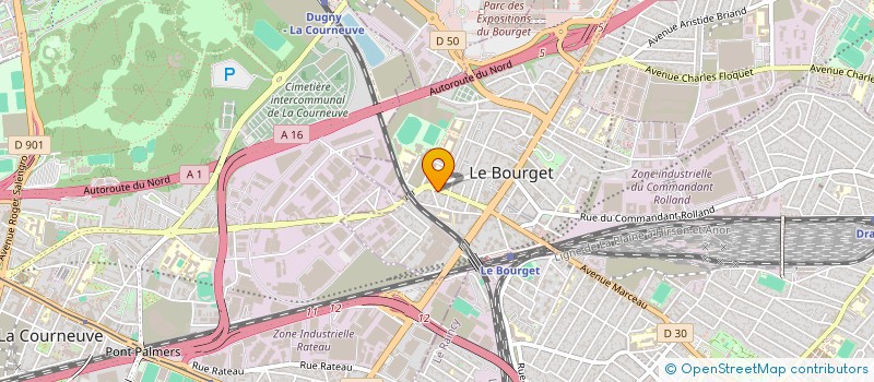 localisation de l'entreprise BROTHERS FORMATION à LE BOURGET