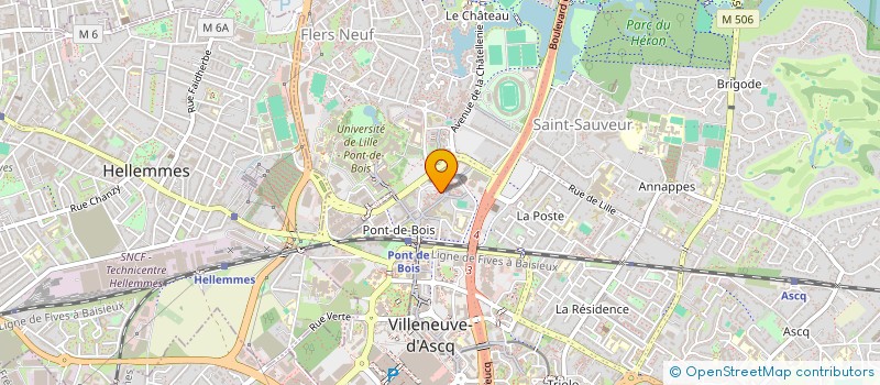 localisation de l'entreprise BROTHERS LOUNGE  VILLENEUVE-D'ASCQ