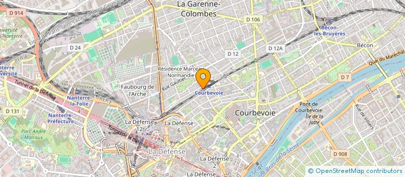 localisation de l'entreprise BROTHERS SERVICE  COURBEVOIE