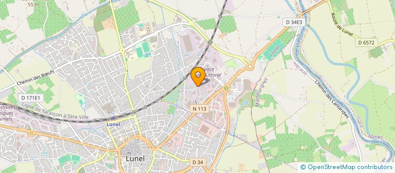 localisation de l'entreprise BROTHERS TOUPAIN  LUNEL