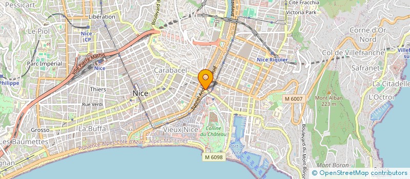 localisation de l'entreprise BROTHERSON ET PARTNERS IMMOBILIER  NICE