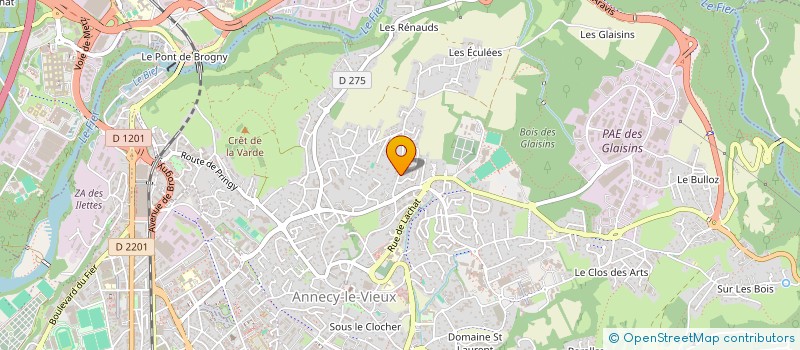 localisation de l'entreprise BROTHERZ à ANNECY