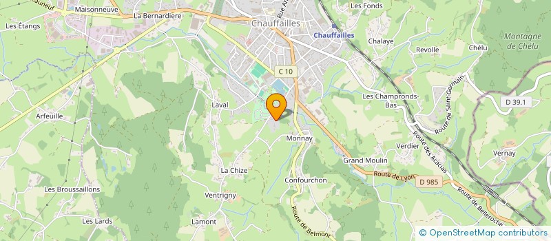 localisation de l'entreprise BROTOPOULOS  CHAUFFAILLES