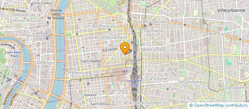 localisation de l'entreprise BROTTEAUX BRIDGE CLUB  LYON