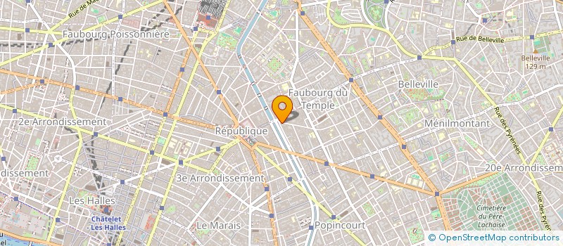 localisation de l'entreprise BROU  PARIS