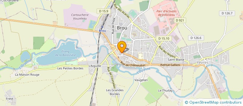 localisation de l'entreprise BROU CREATION à BROU