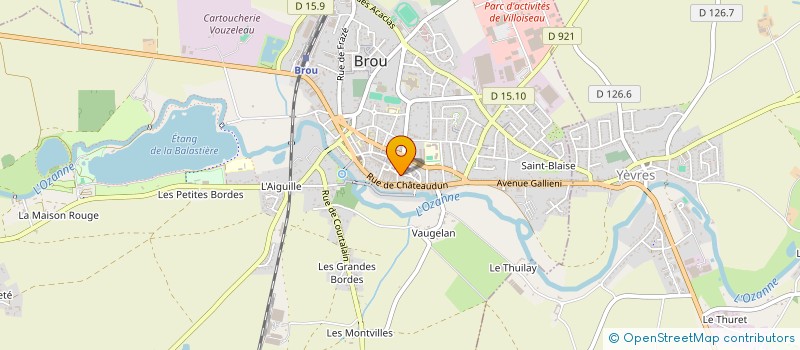 localisation de l'entreprise BROU PIZZA à BROU