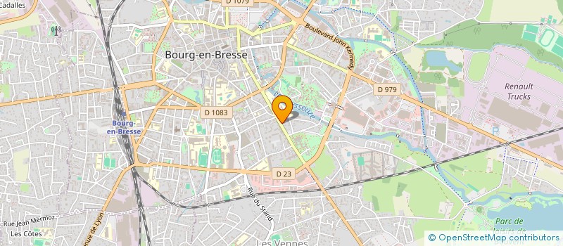 localisation de l'entreprise BROU PRIEURE à BOURG-EN-BRESSE