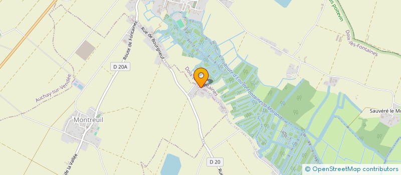 localisation de l'entreprise BROUARD JACKY ET VERONIQUE  DOIX LES FONTAINES