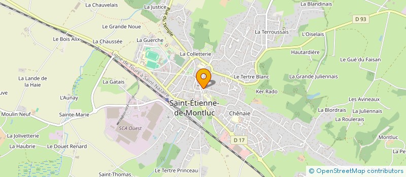 localisation de l'entreprise BROUARD JULIE à SAINT-ETIENNE-DE-MONTLUC