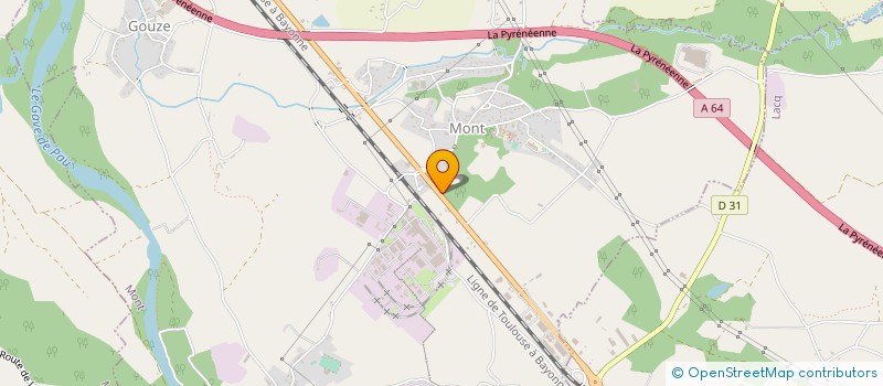 localisation de l'entreprise BROUCA TRAVAUX SERVICES  BALANSUN