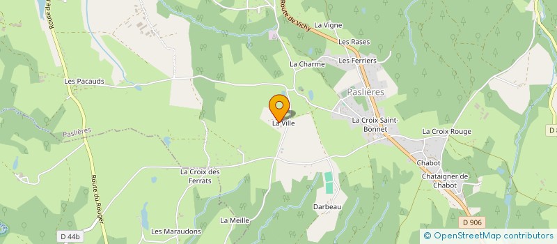 localisation de l'entreprise BROUCK CONSTRUCTION  LACHAUX