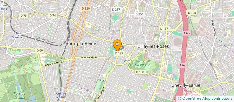 localisation de l'entreprise BROUDIC  L'HAY-LES-ROSES