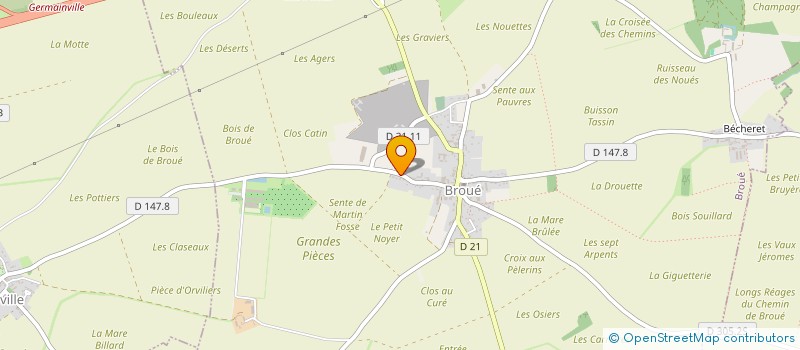 localisation de l'entreprise BROUE AIKI TAI DO à BROUE