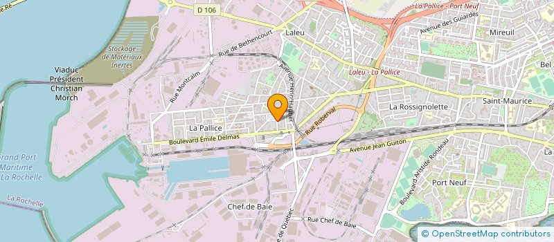 localisation de l'entreprise BROUET  LA ROCHELLE