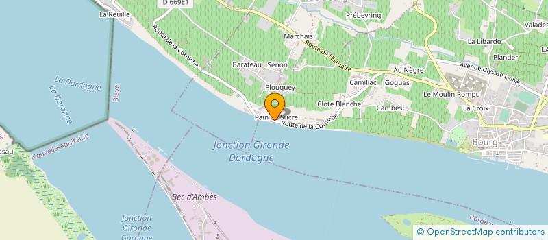 localisation de l'entreprise BROUETTE PETIT FILS SA à BOURG