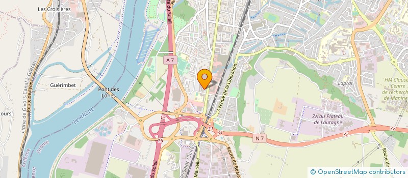 localisation de l'entreprise BROUHAHA FABRIK à VALENCE