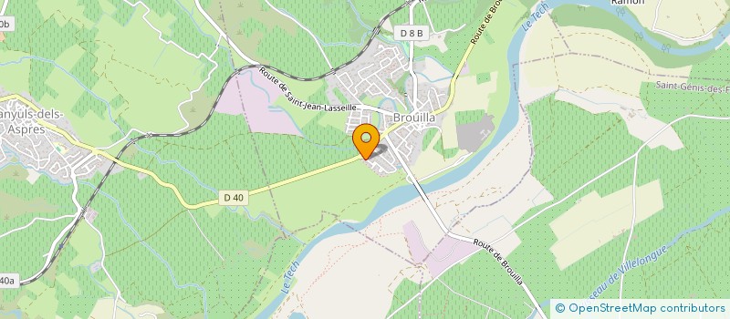 localisation de l'entreprise BROUILLA NATURE  BROUILLA