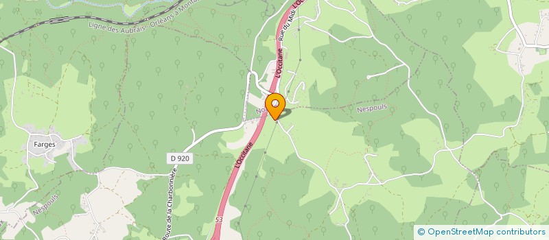 localisation de l'entreprise BROUILLET  NESPOULS