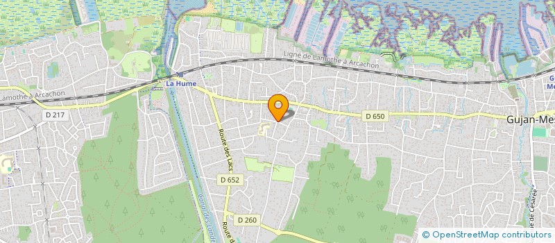 localisation de l'entreprise BROUILLET INVESTISSEMENT  GUJAN-MESTRAS