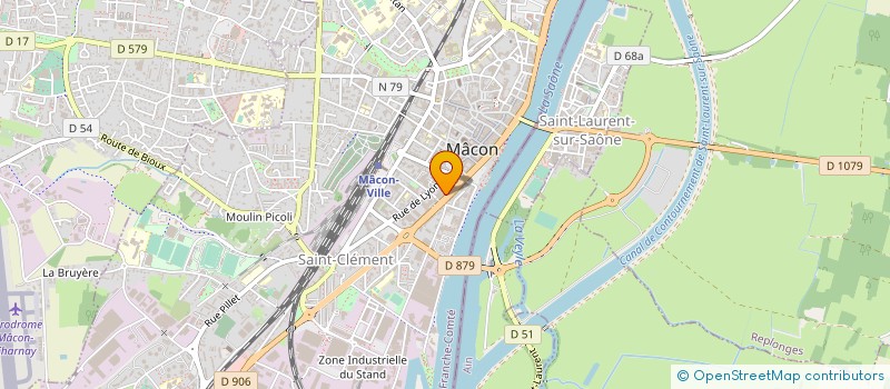 localisation de l'entreprise BROUILLON JEAN J ET CORNUTRAIT DOMINIQUE à MACON