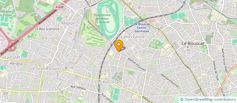 localisation de l'entreprise BROUSCAP  LE BOUSCAT