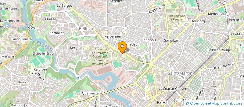localisation de l'entreprise BROUSSAILLES à BREST