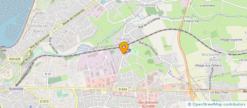 localisation de l'entreprise BROUSSARD  YQUELON