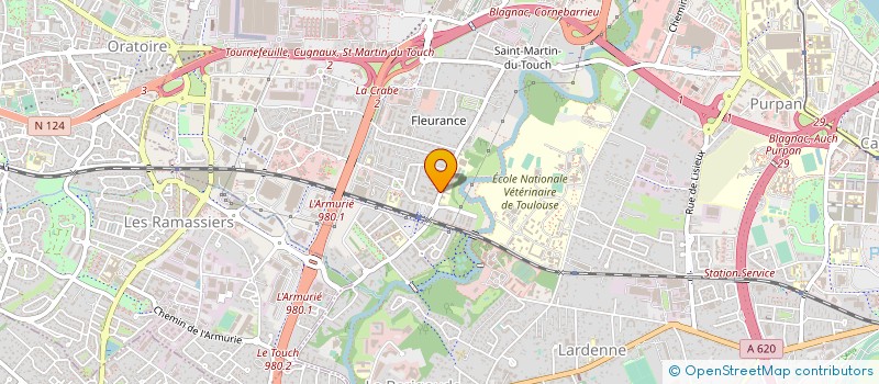 localisation de l'entreprise BROUSSE à TOULOUSE