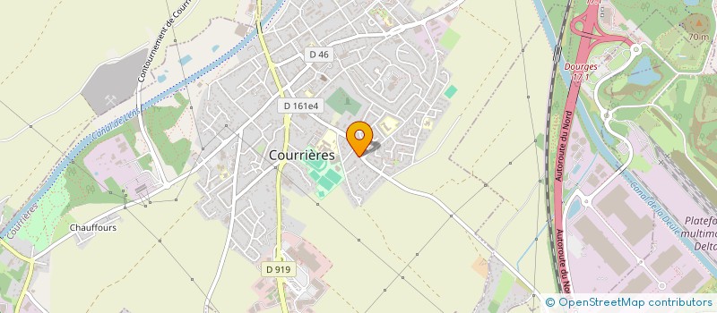 localisation de l'entreprise BROUSSE GPL ENERGIES ECO à COURRIERES