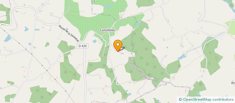 localisation de l'entreprise BROUSSE INVEST  CASTELNAUD-DE-GRATECAMBE