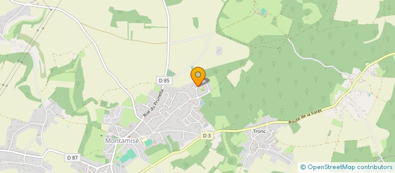 localisation de l'entreprise BROUSSE PRO  MONTAMISE