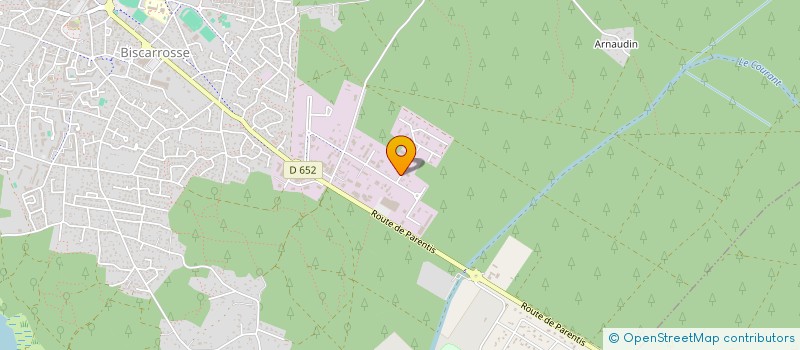 localisation de l'entreprise BROUSSE SERVICES AUTOMOBILES  BISCARROSSE