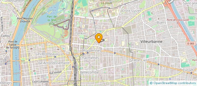 localisation de l'entreprise BROUSSEAS  VILLEURBANNE