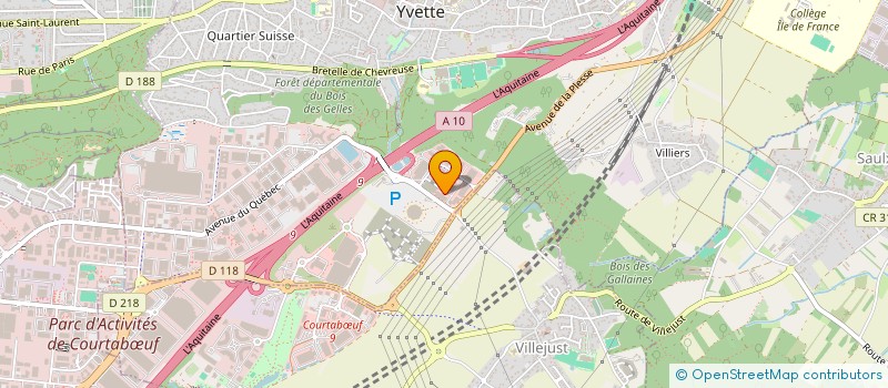 localisation de l'entreprise BROUSSOULOUX à VILLEBON-SUR-YVETTE