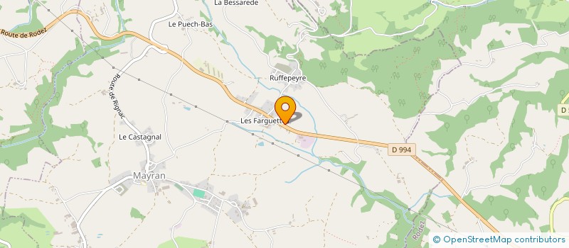 localisation de l'entreprise BROUSSY ENERGIES  MAYRAN