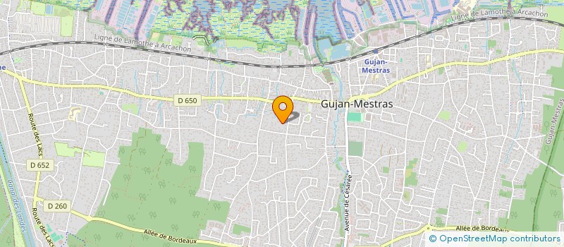 localisation de l'entreprise BROUSTAUT PRO  GUJAN-MESTRAS