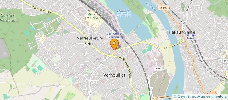 localisation de l'entreprise BROUT-DELBART AVOCAT à VERNOUILLET