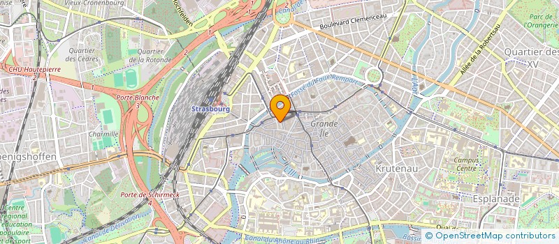 localisation de l'entreprise BROUTEBOUTERIES ET COMPAGNIE à STRASBOURG
