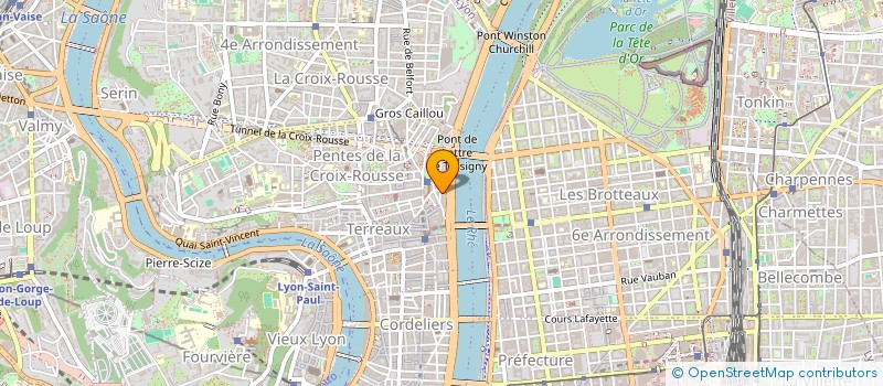 localisation de l'entreprise BROUTILLE ET COMPAGNIE à LYON