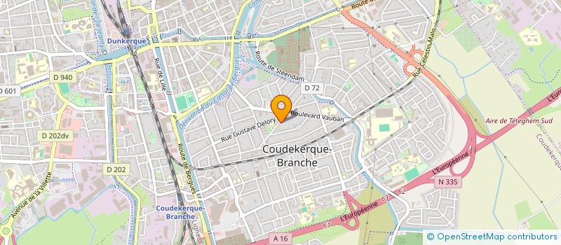localisation de l'entreprise BROUTIN à COUDEKERQUE-BRANCHE