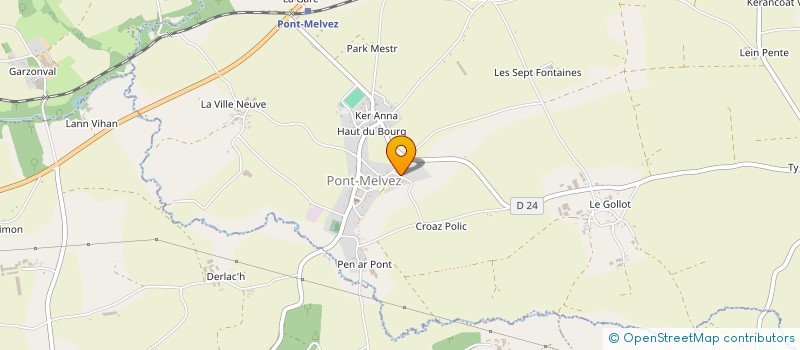 localisation de l'entreprise BROUWER  PONT-MELVEZ