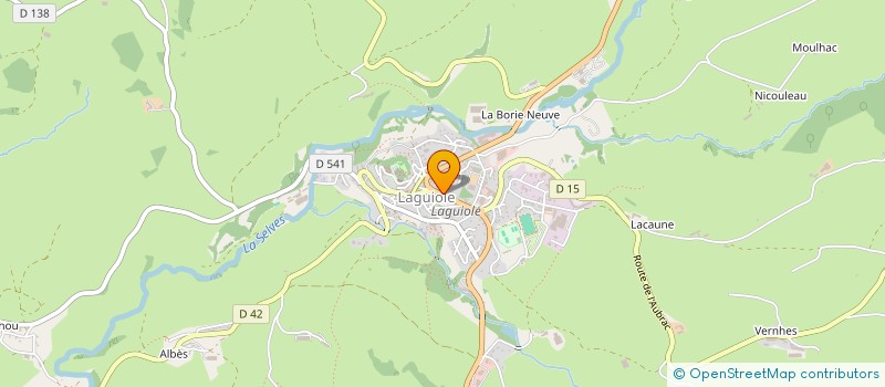 localisation de l'entreprise BROUZES LAYRAL  LAGUIOLE