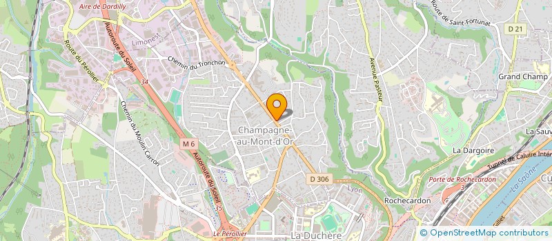 localisation de l'entreprise BROVAN  CHAMPAGNE-AU-MONT-D'OR