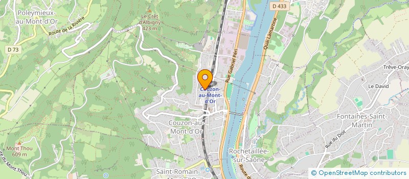 localisation de l'entreprise BROVELLI JOSEPH  COUZON AU MONT D'OR